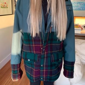 Levi’s Plaid Snowboard Jacket